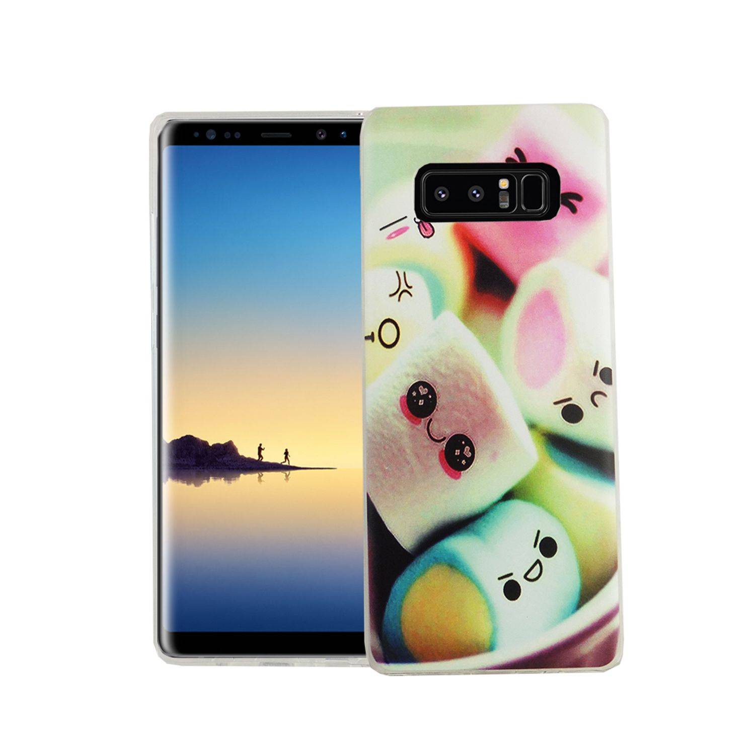 Samsung Galaxy Note 8 Handyhülle Bumper Backcover Mehrfarbig
