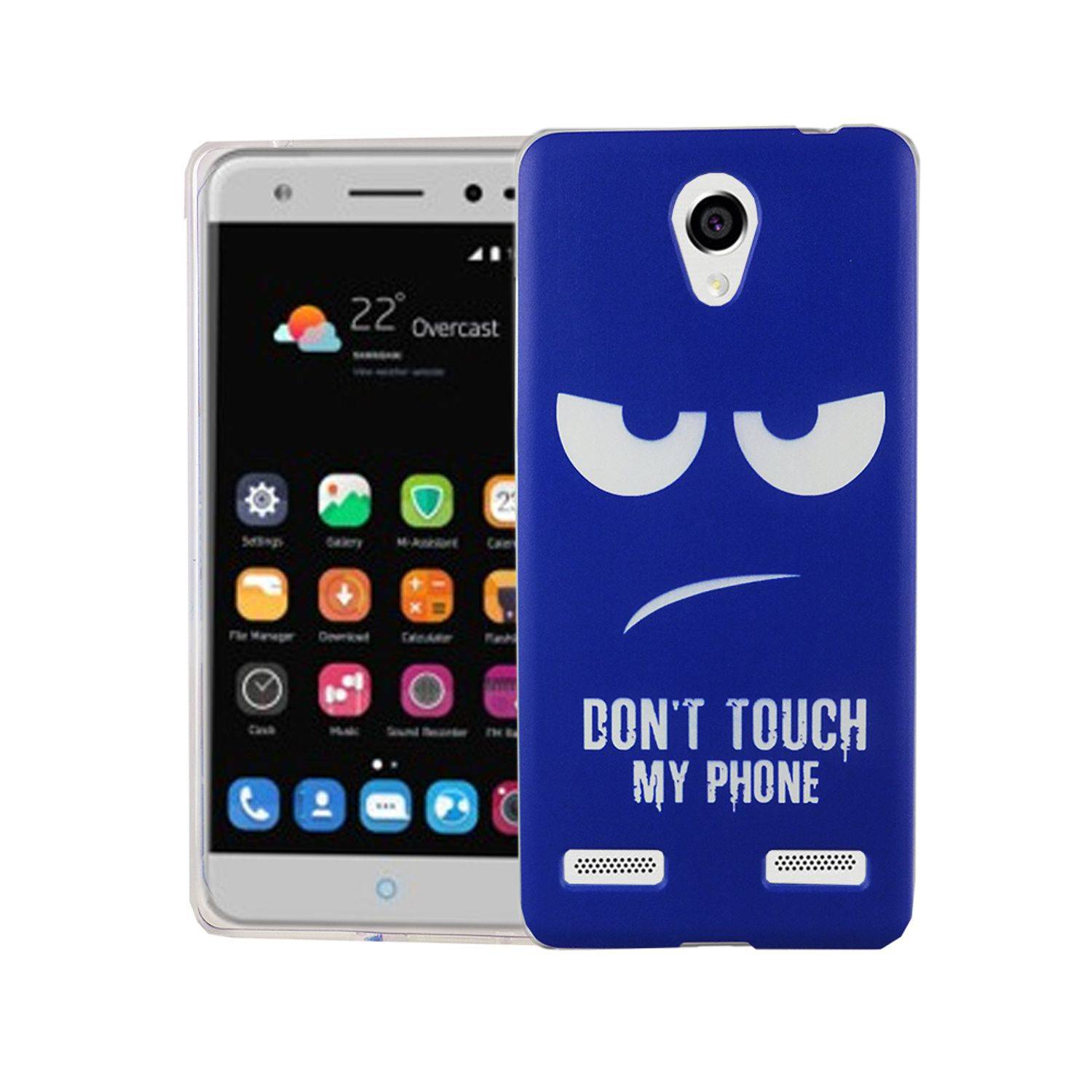 ZTE Blade L7 Handyhülle Bumper Backcover Blau