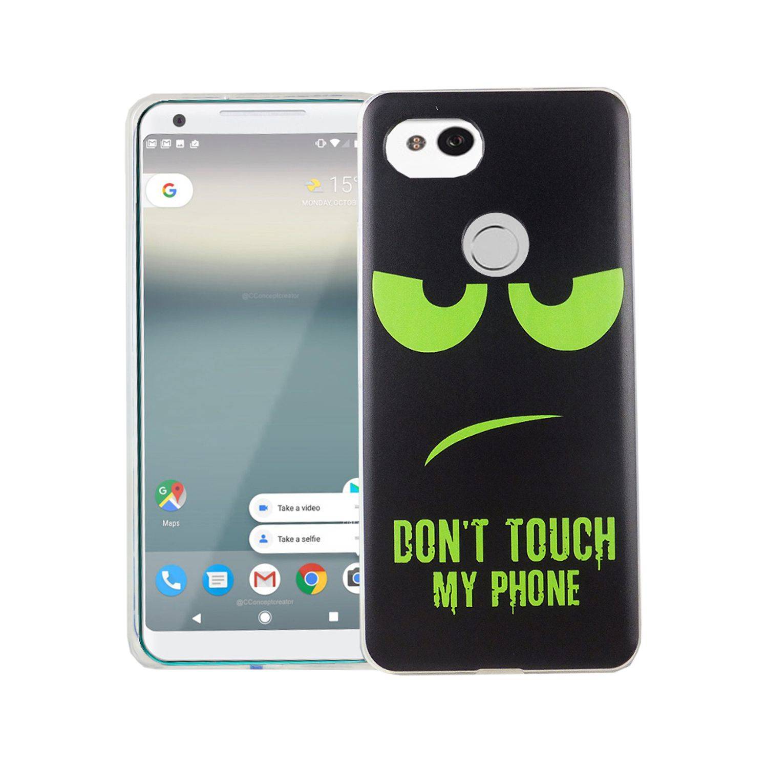 Google Pixel 2 XL Handyhülle Bumper Backcover Schwarz