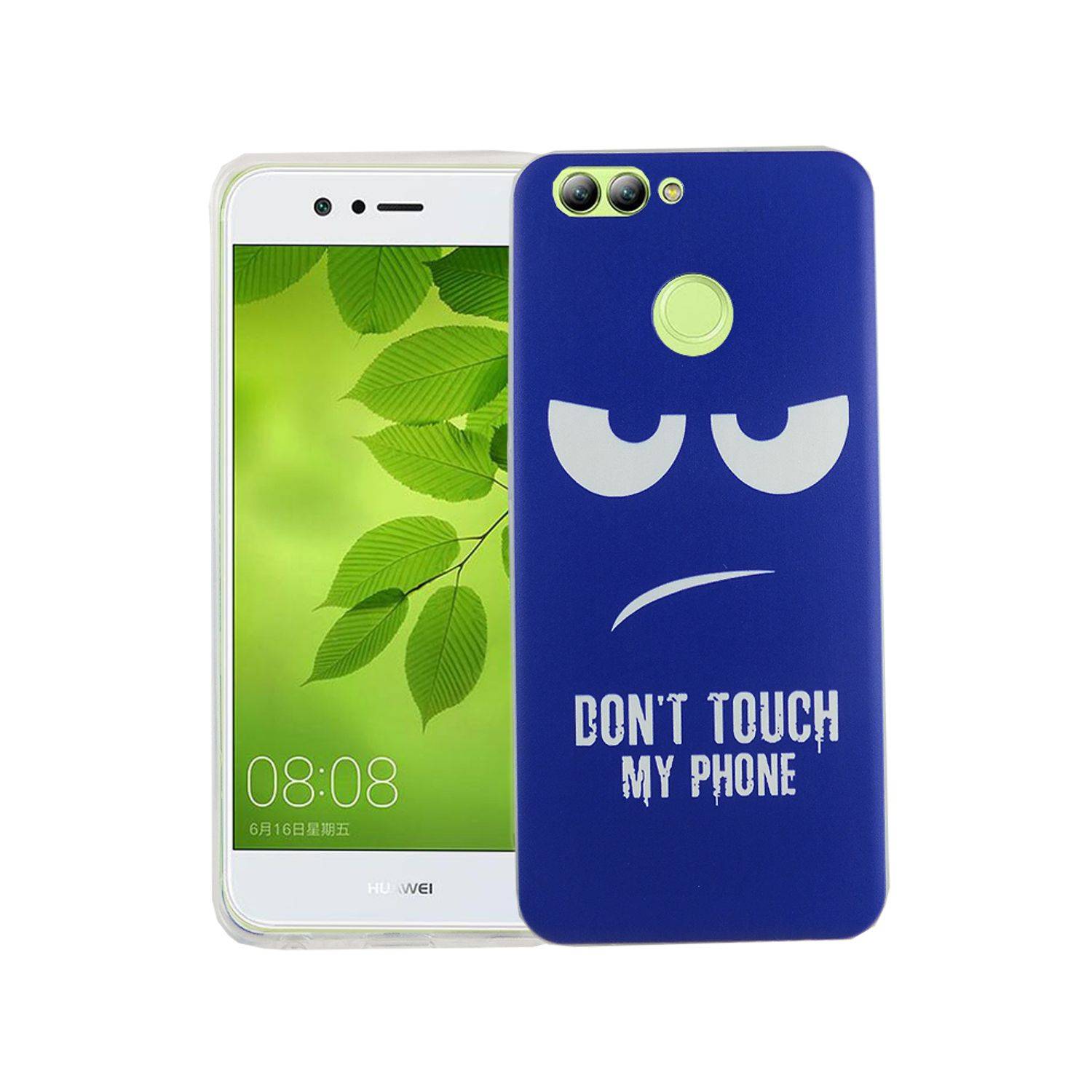 Huawei Nova 2 Handyhülle Bumper Backcover Blau