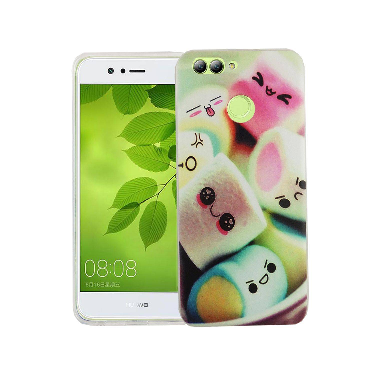 Huawei Nova 2 Handyhülle Bumper Backcover Mehrfarbig