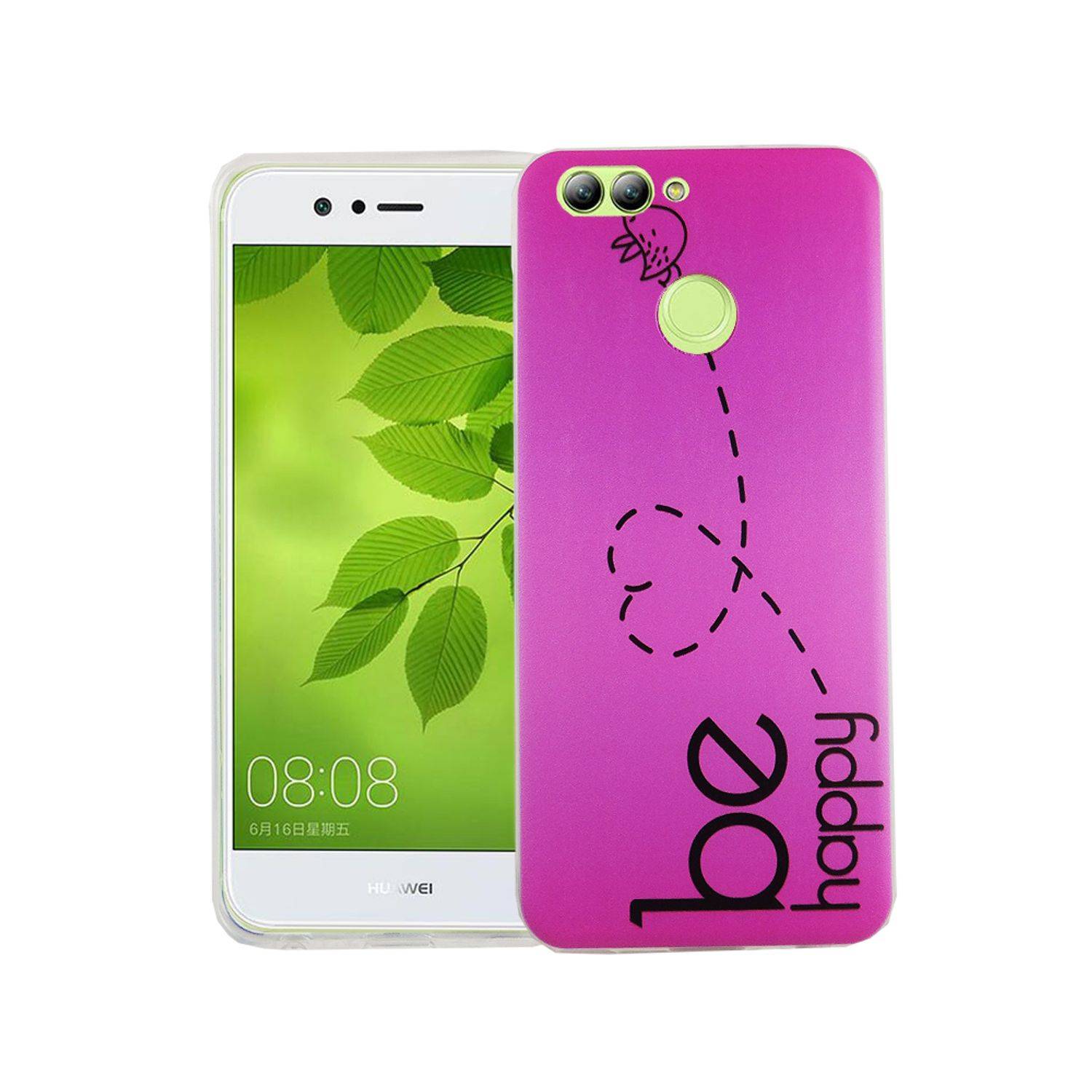 Huawei Nova 2 Handyhülle Bumper Backcover Rosa