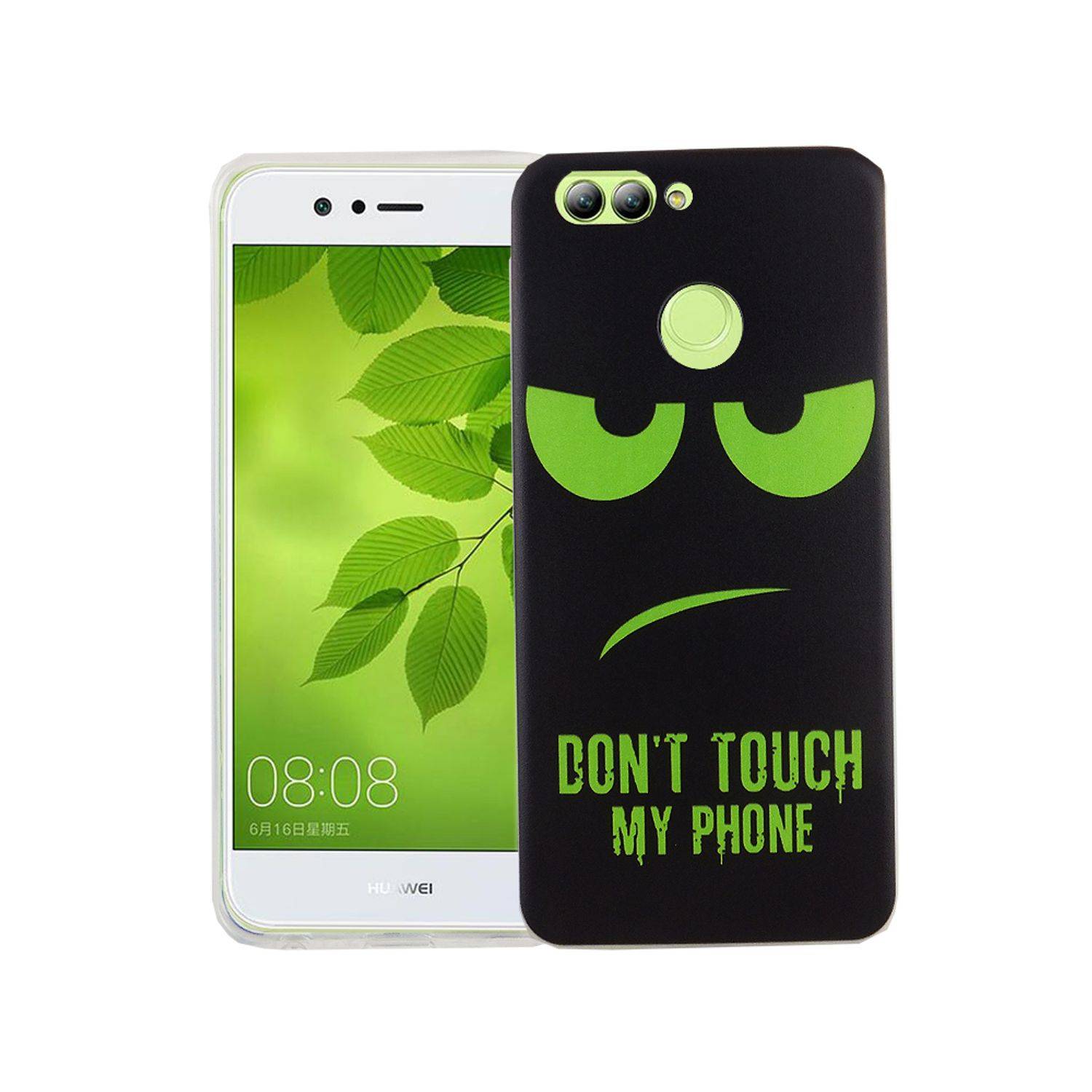 Huawei Nova 2 Handyhülle Bumper Backcover Schwarz