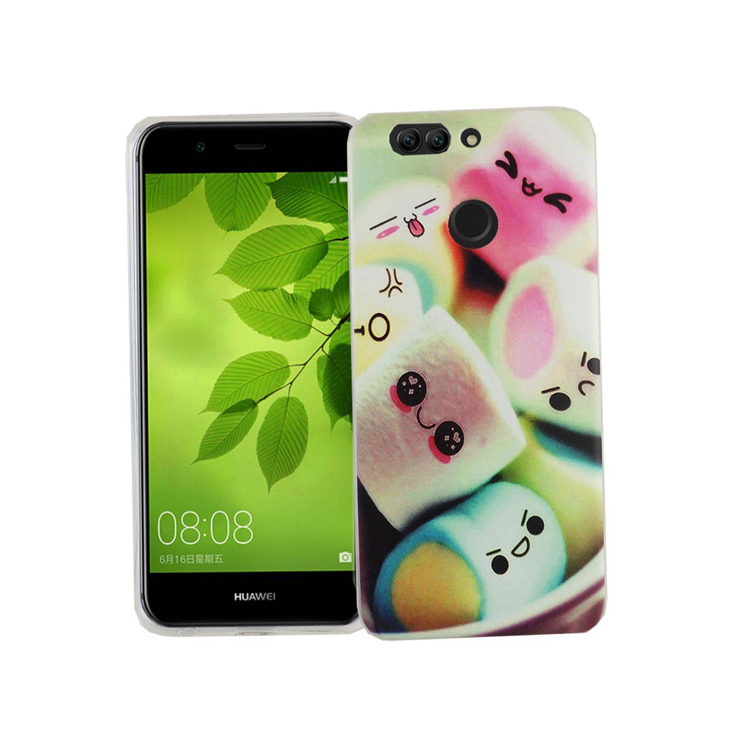 Huawei Nova 2 Plus Handyhülle Bumper Backcover Mehrfarbig