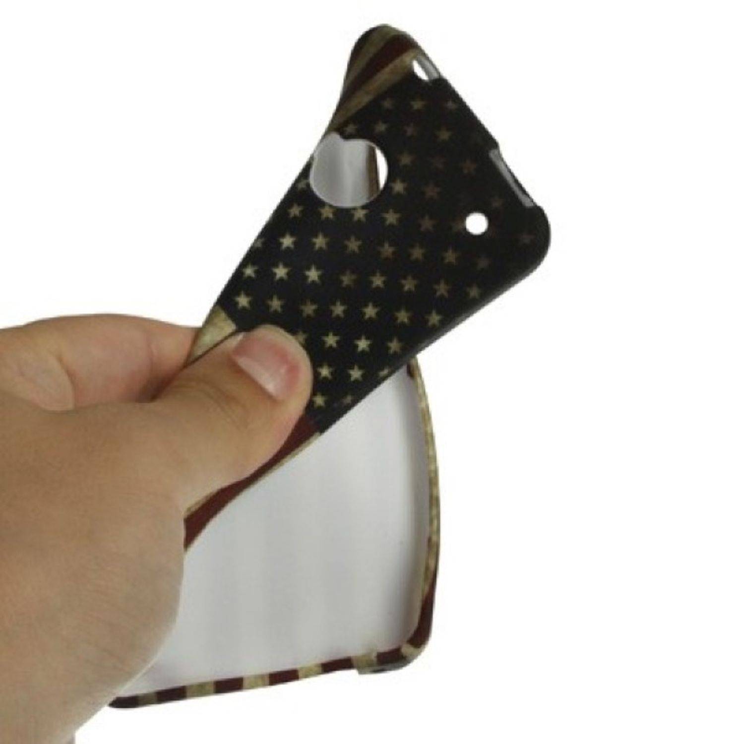 HTC One Handyhülle Backcover Mehrfarbig