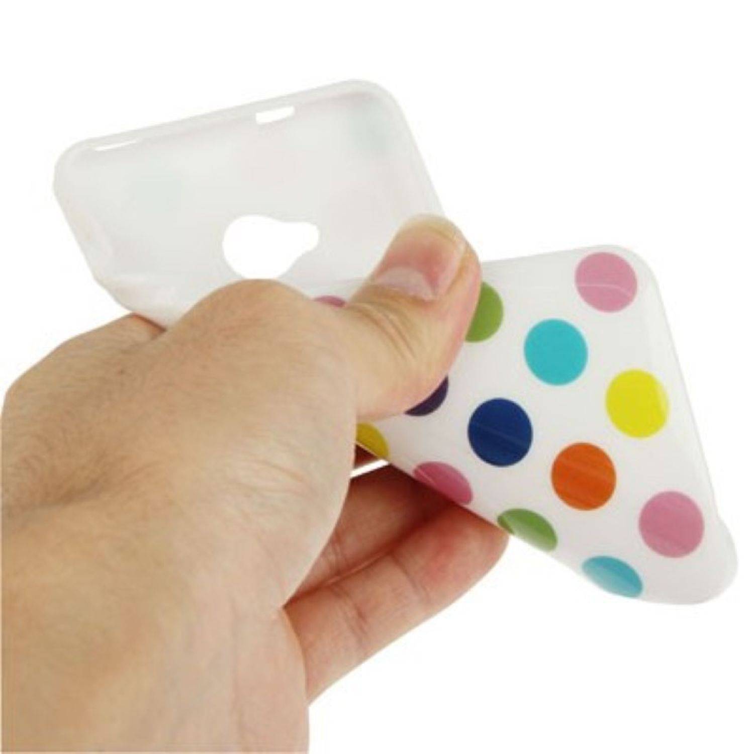 HTC One Handyhülle Backcover Mehrfarbig