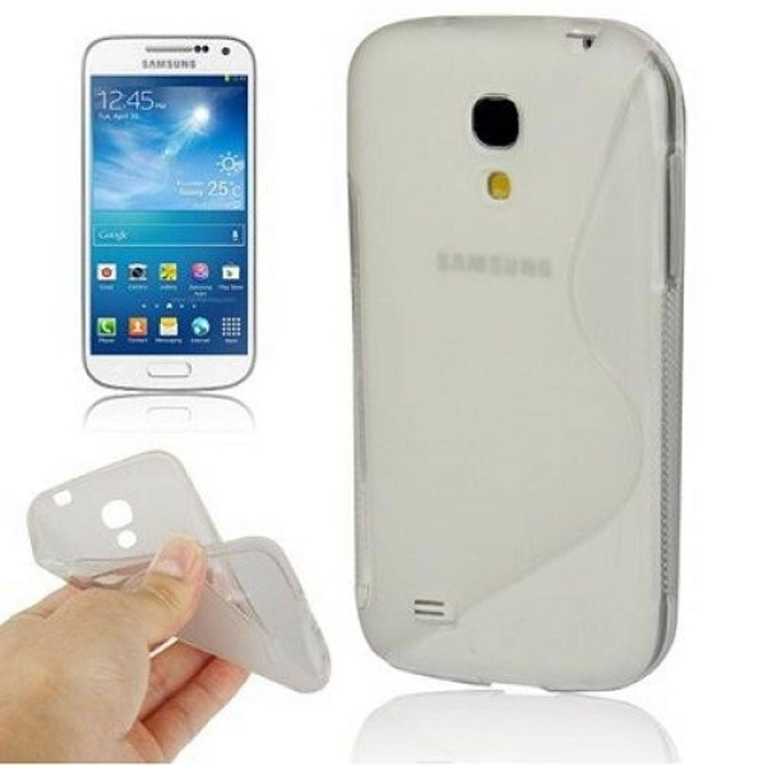 Samsung Galaxy S4 Mini Handyhülle Backcover Transparent