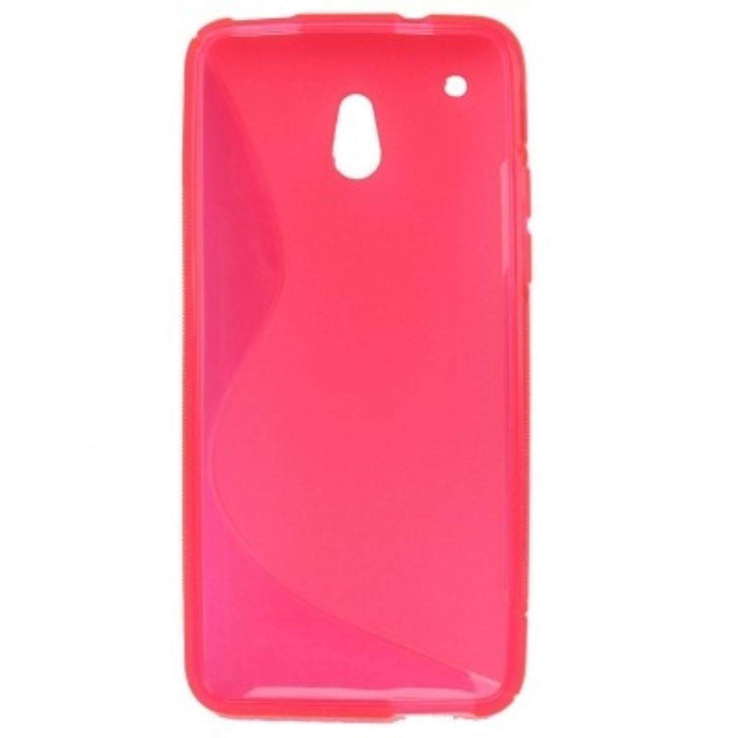 HTC One Mini Handyhülle Backcover Rosa