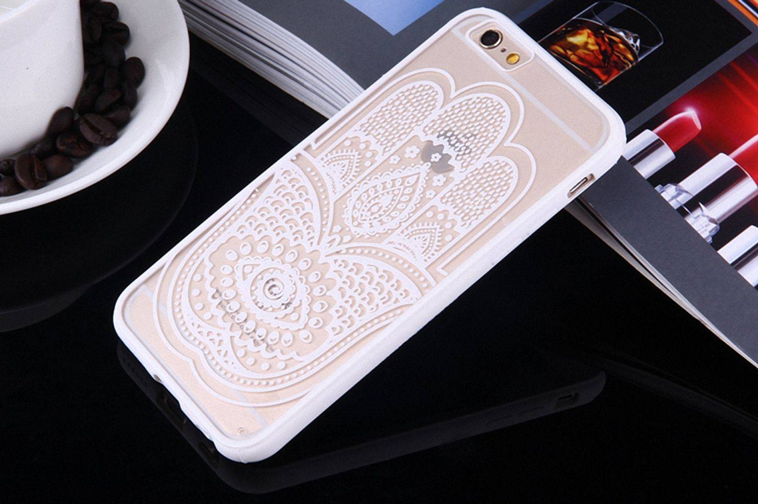 Huawei P9 Handyhülle Backcover Weiß