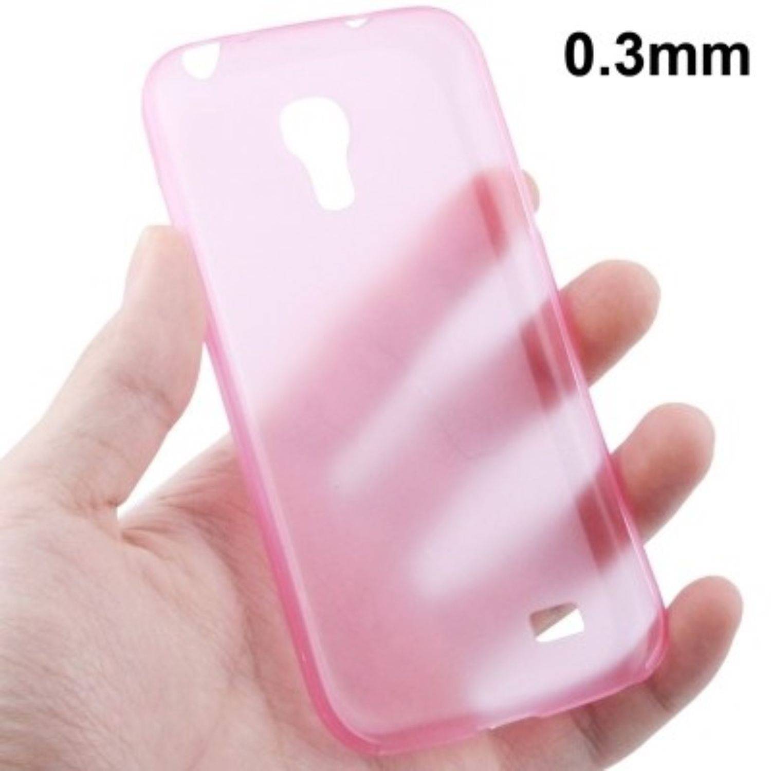 Samsung Galaxy S4 Mini Handyhülle Backcover Rosa