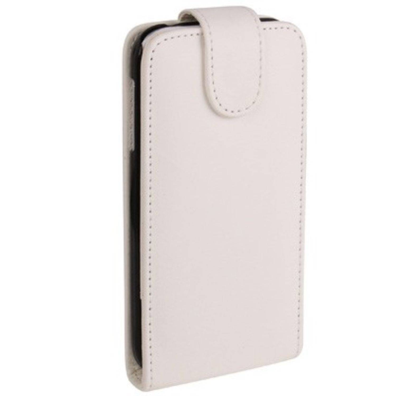 Samsung Galaxy S4 Handyhülle Backcover Weiß