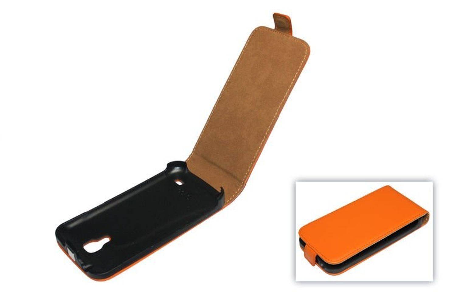 Samsung Galaxy S4 Mini Handyhülle Backcover Orange