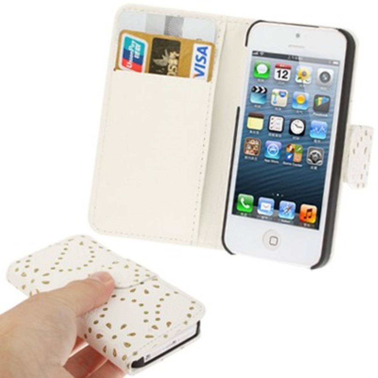 Apple iPhone 5 / 5s / SE Handyhülle Backcover Weiß