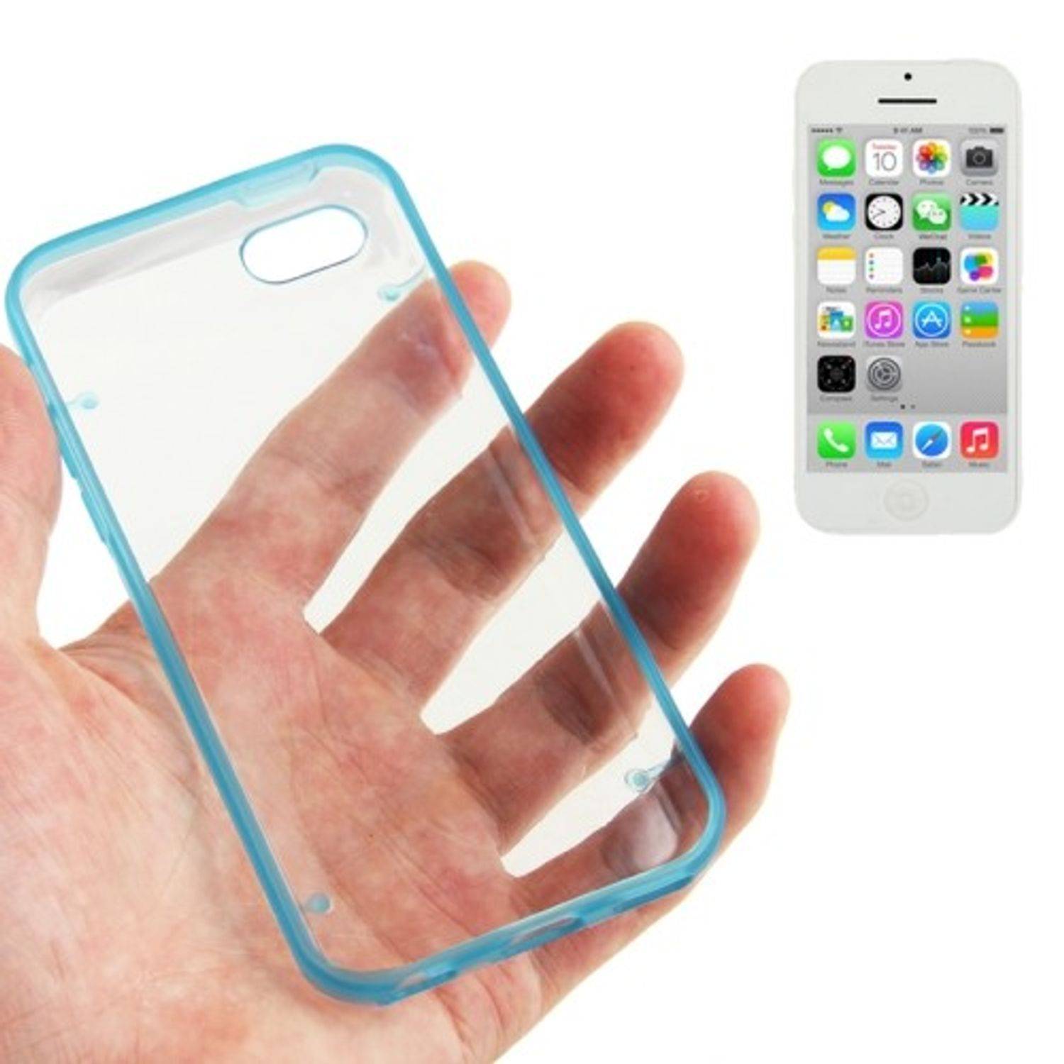 Apple iPhone 5c Handyhülle Backcover Blau