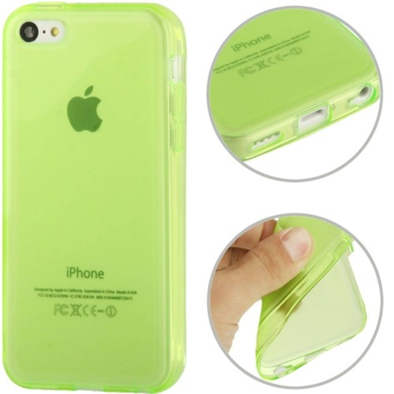 Apple iPhone 5c Handyhülle Backcover Grün