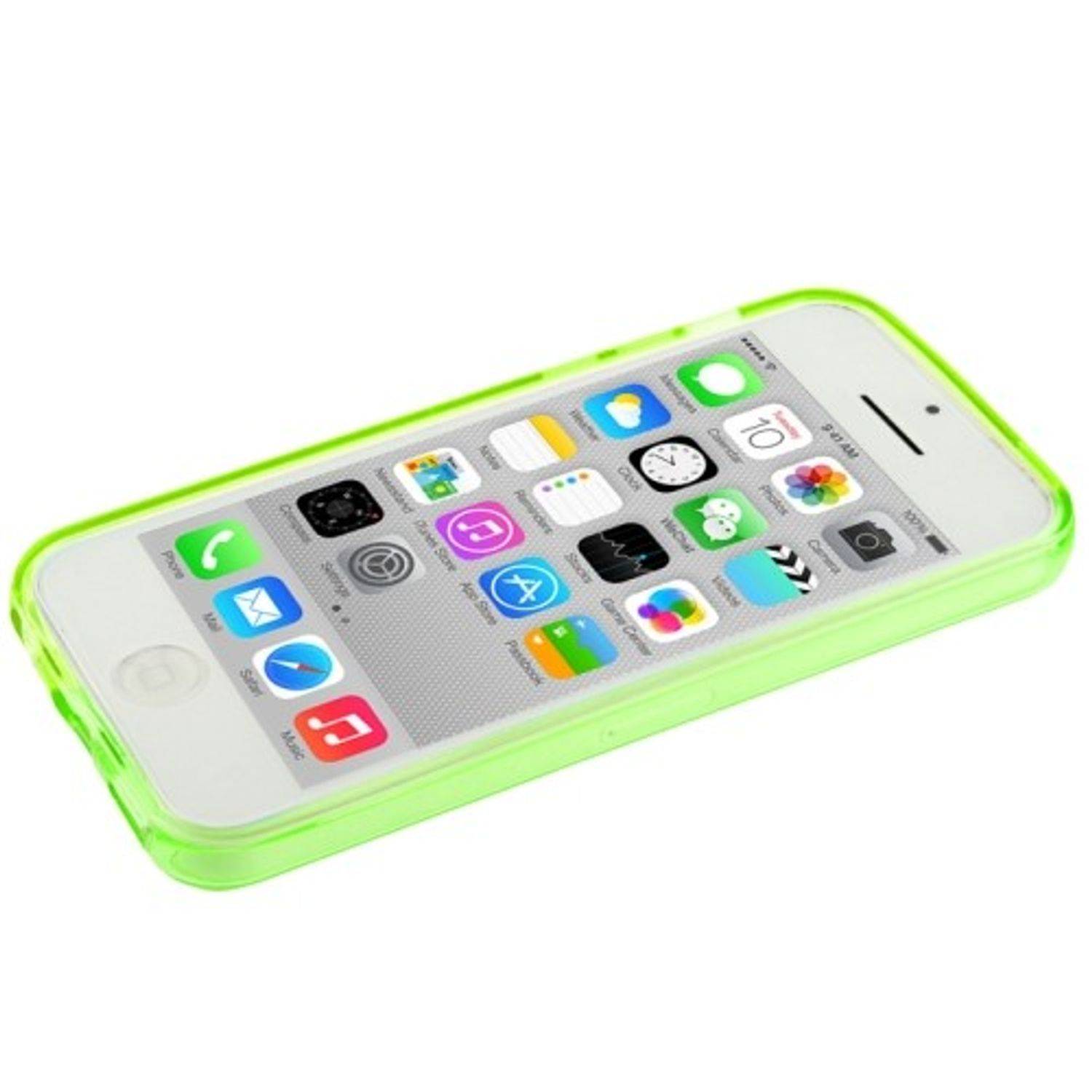 Apple iPhone 5c Handyhülle Backcover Grün