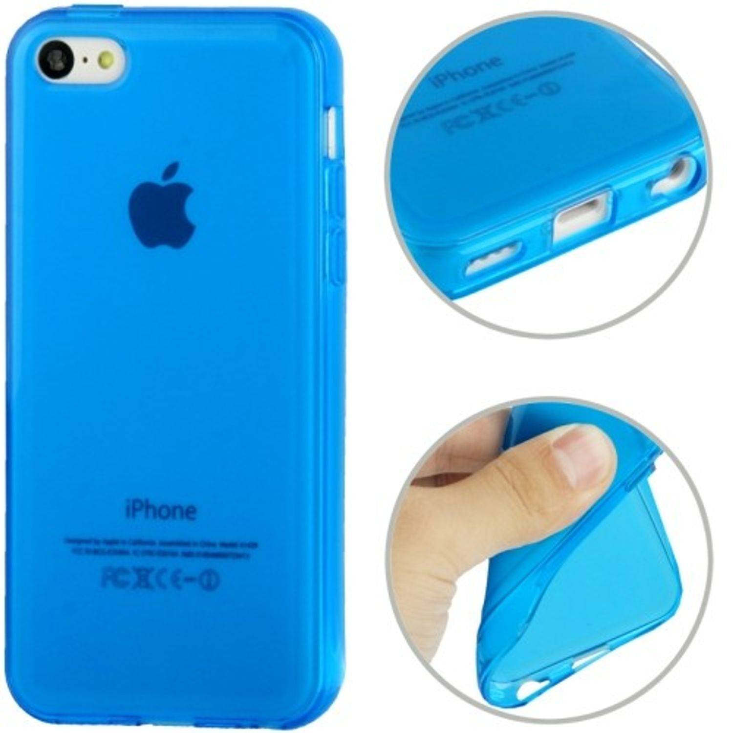 Apple iPhone 5c Handyhülle Backcover Blau