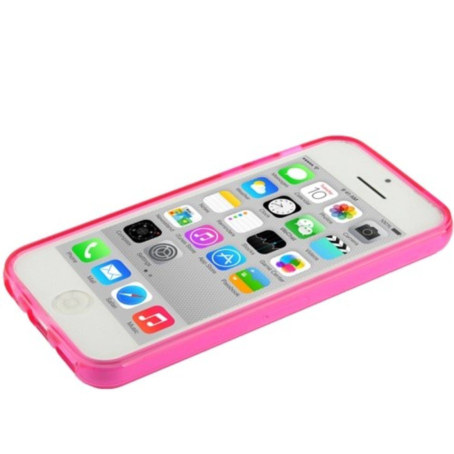 Apple iPhone 5c Handyhülle Backcover Rosa