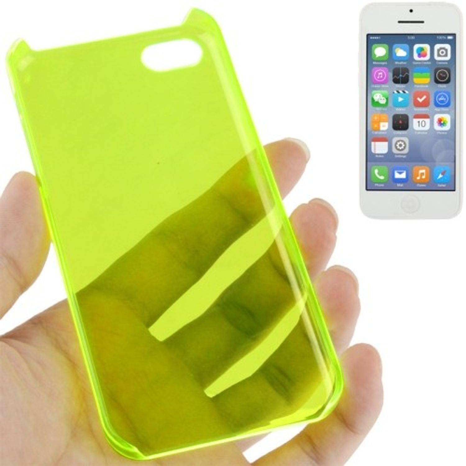 Apple iPhone 5c Handyhülle Backcover Grün