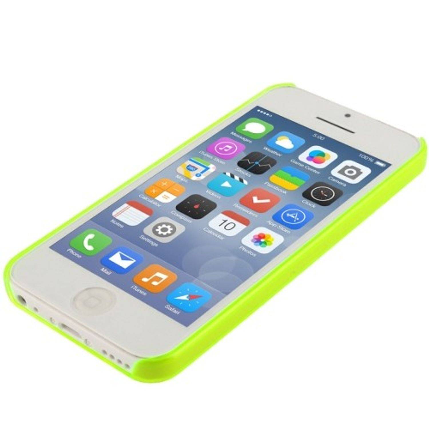 Apple iPhone 5c Handyhülle Backcover Grün