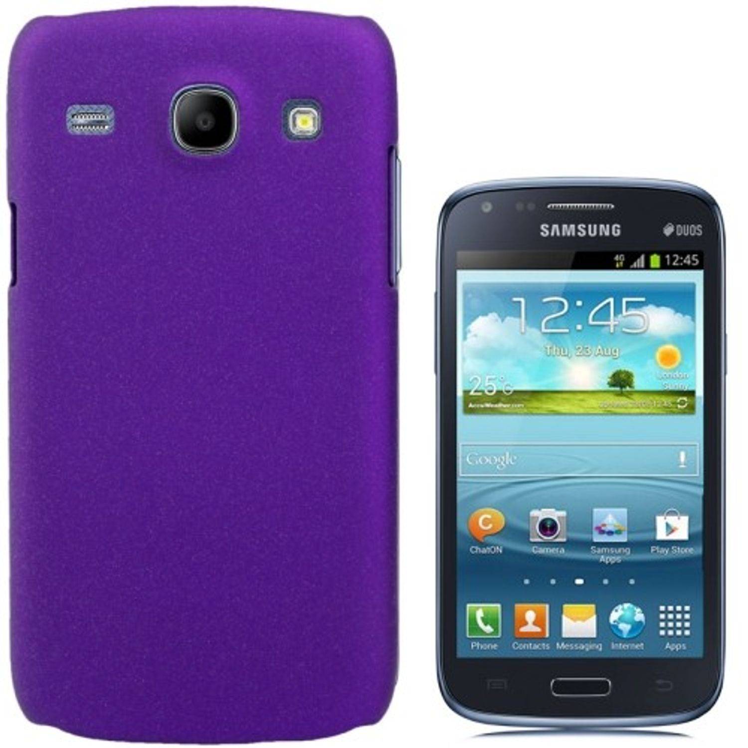 Samsung Galaxy Core i8260/i8261 Handyhülle Backcover Violett