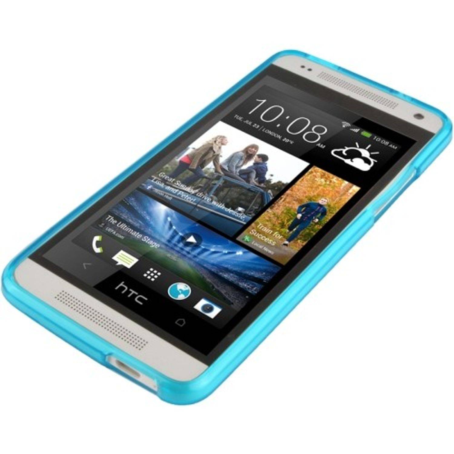 HTC One Mini Handyhülle Backcover Blau