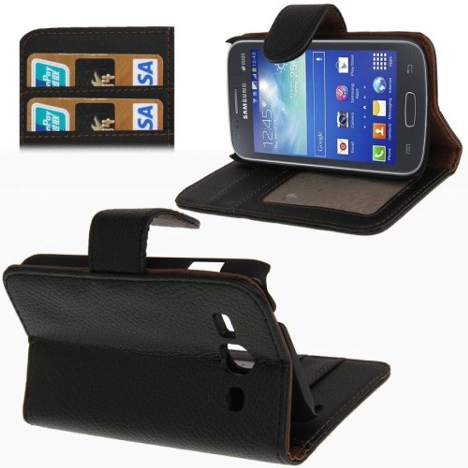 Samsung Galaxy Ace 3 S7272 Handyhülle Backcover Schwarz