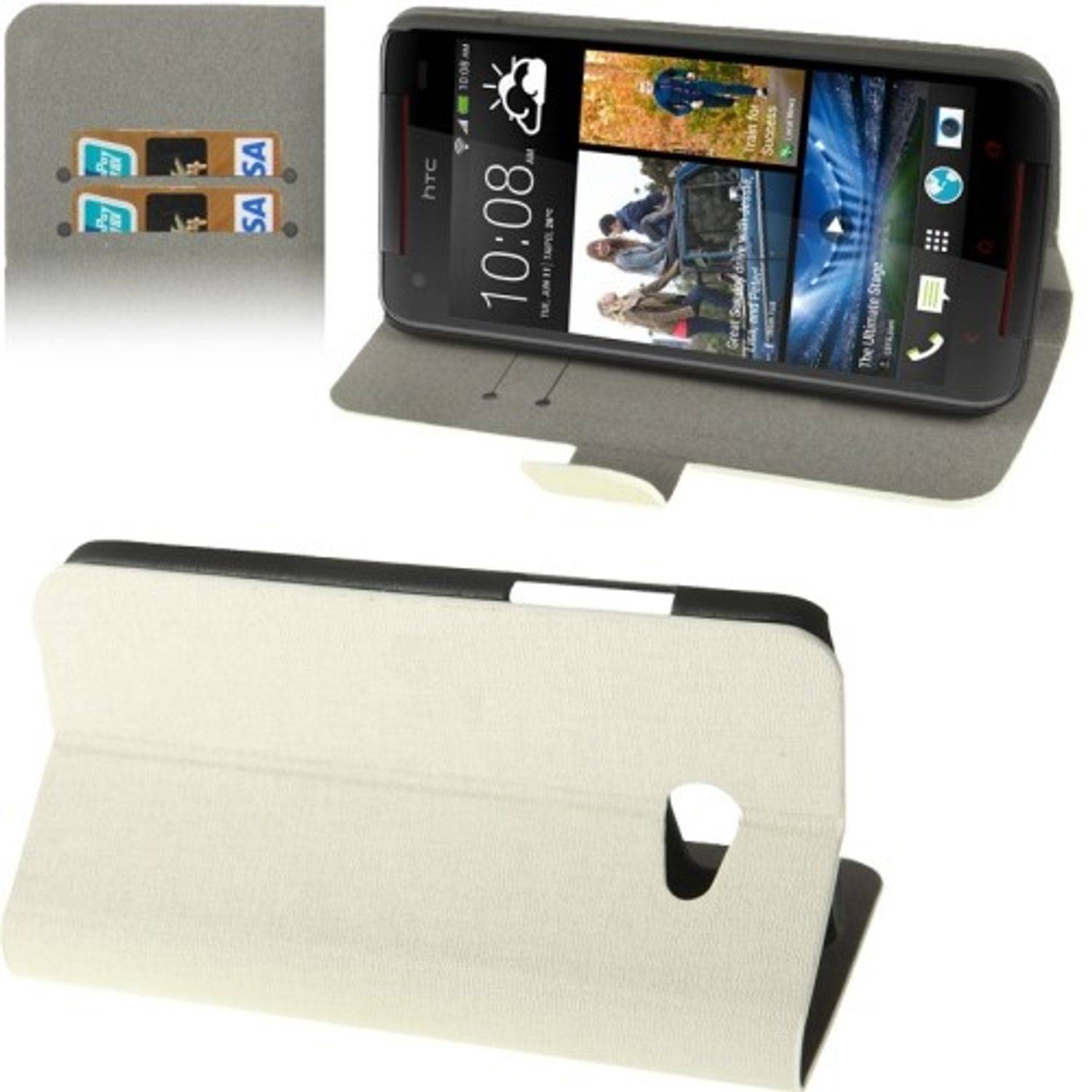 HTC Butterfly S Handyhülle Backcover Weiß