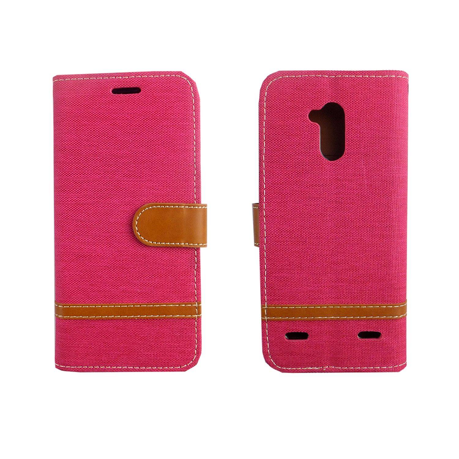 ZTE Blade V7 Lite Handyhülle Bookcover Rosa