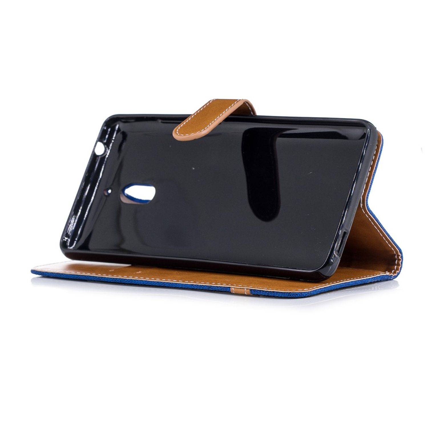 Nokia 2.1 Handyhülle Bookcover Blau