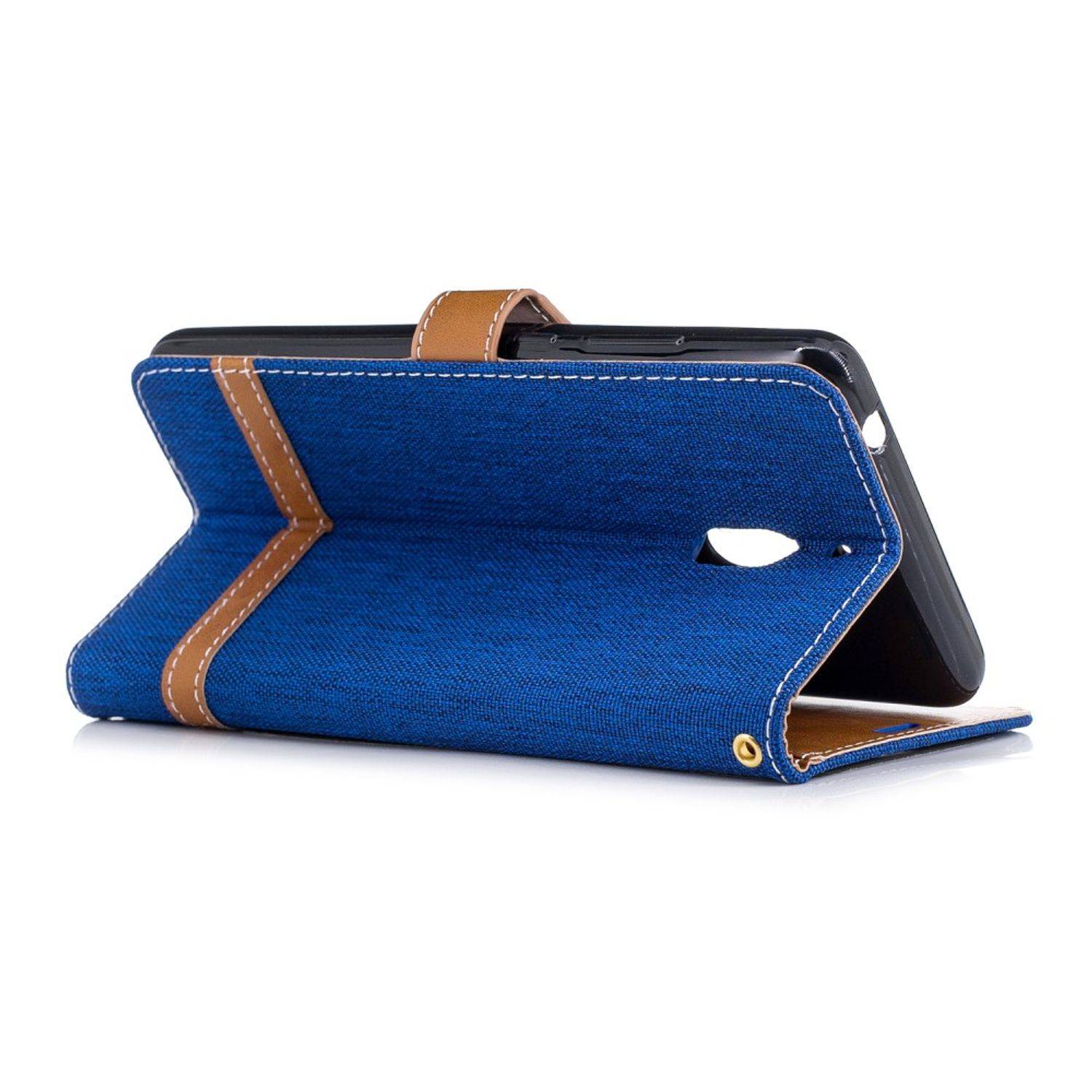 Nokia 2.1 Handyhülle Bookcover Blau
