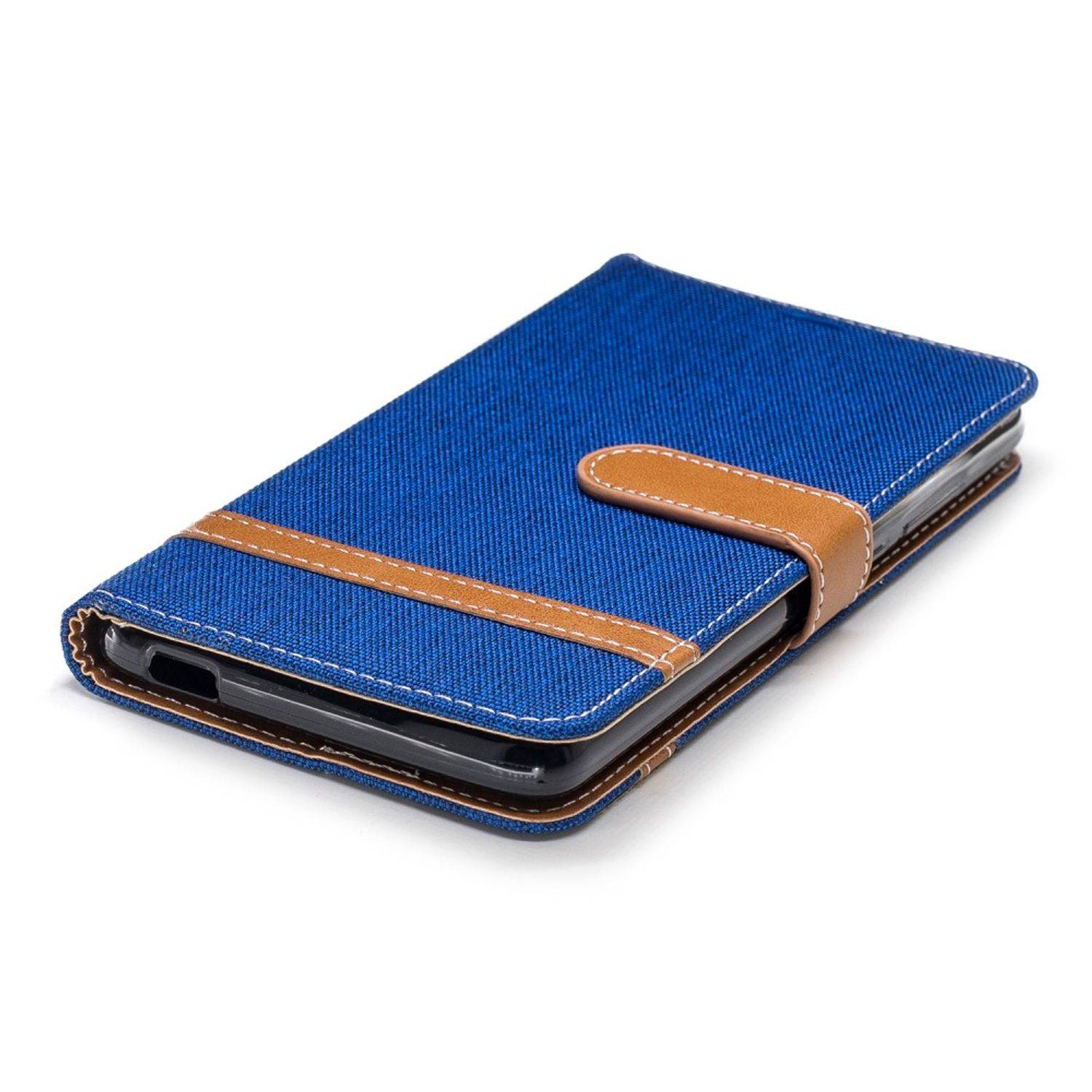Nokia 2.1 Handyhülle Bookcover Blau