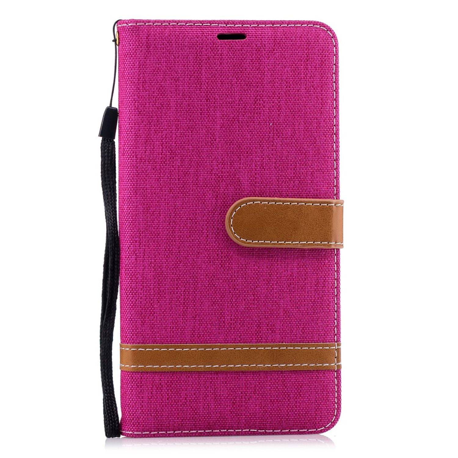 Nokia 2.1 Handyhülle Bookcover Rosa