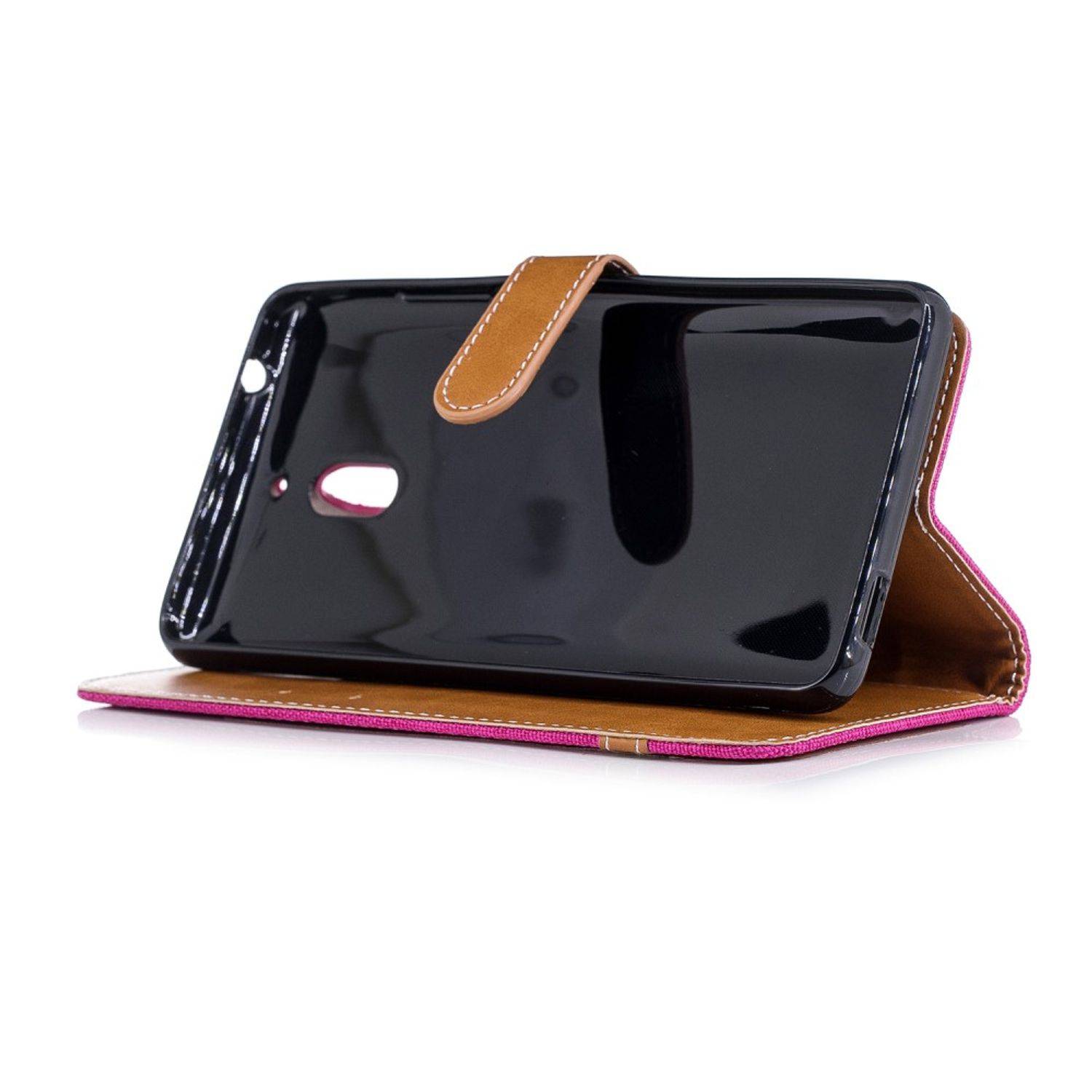 Nokia 2.1 Handyhülle Bookcover Rosa