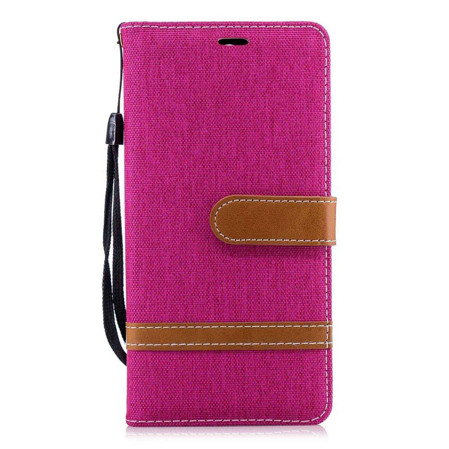 Nokia 3.1 Handyhülle Bookcover Rosa