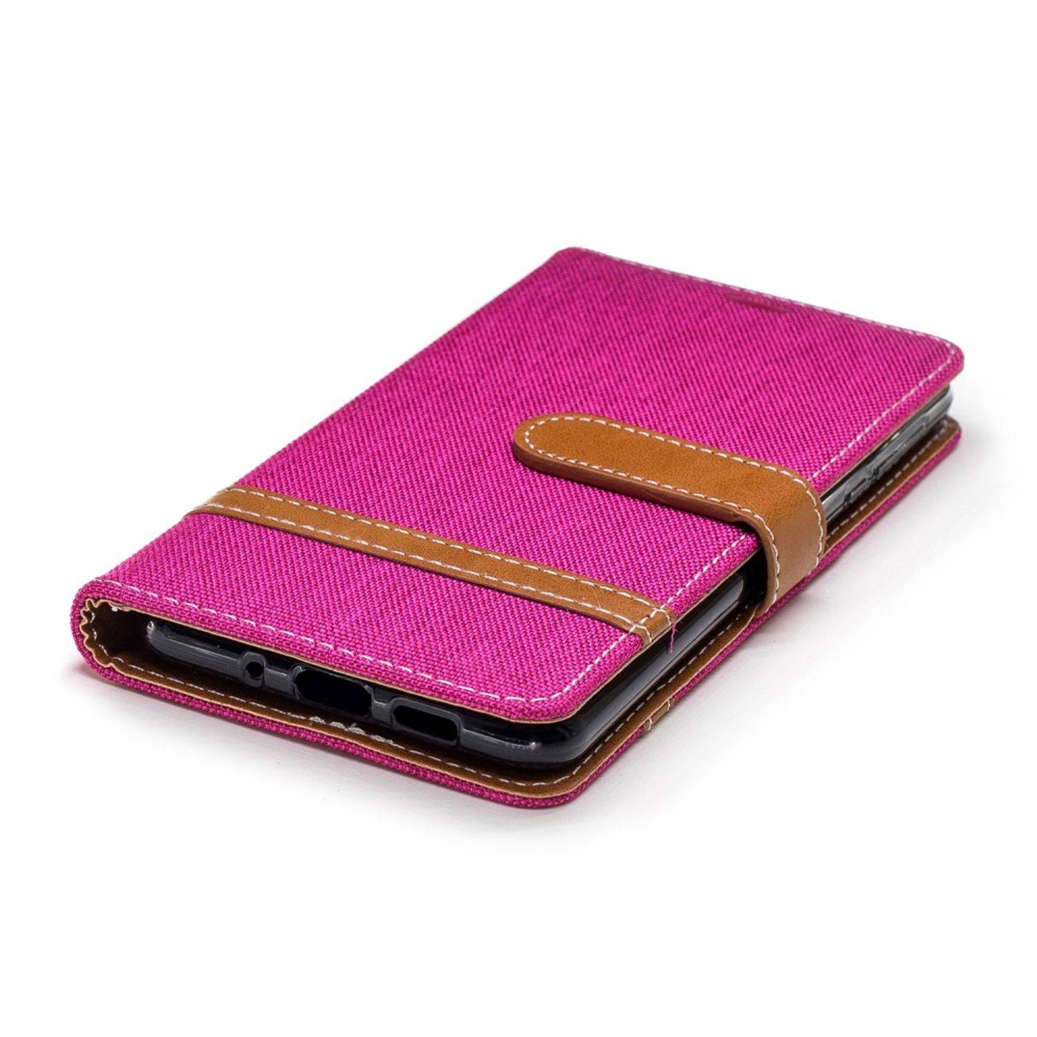 Nokia 3.1 Handyhülle Bookcover Rosa