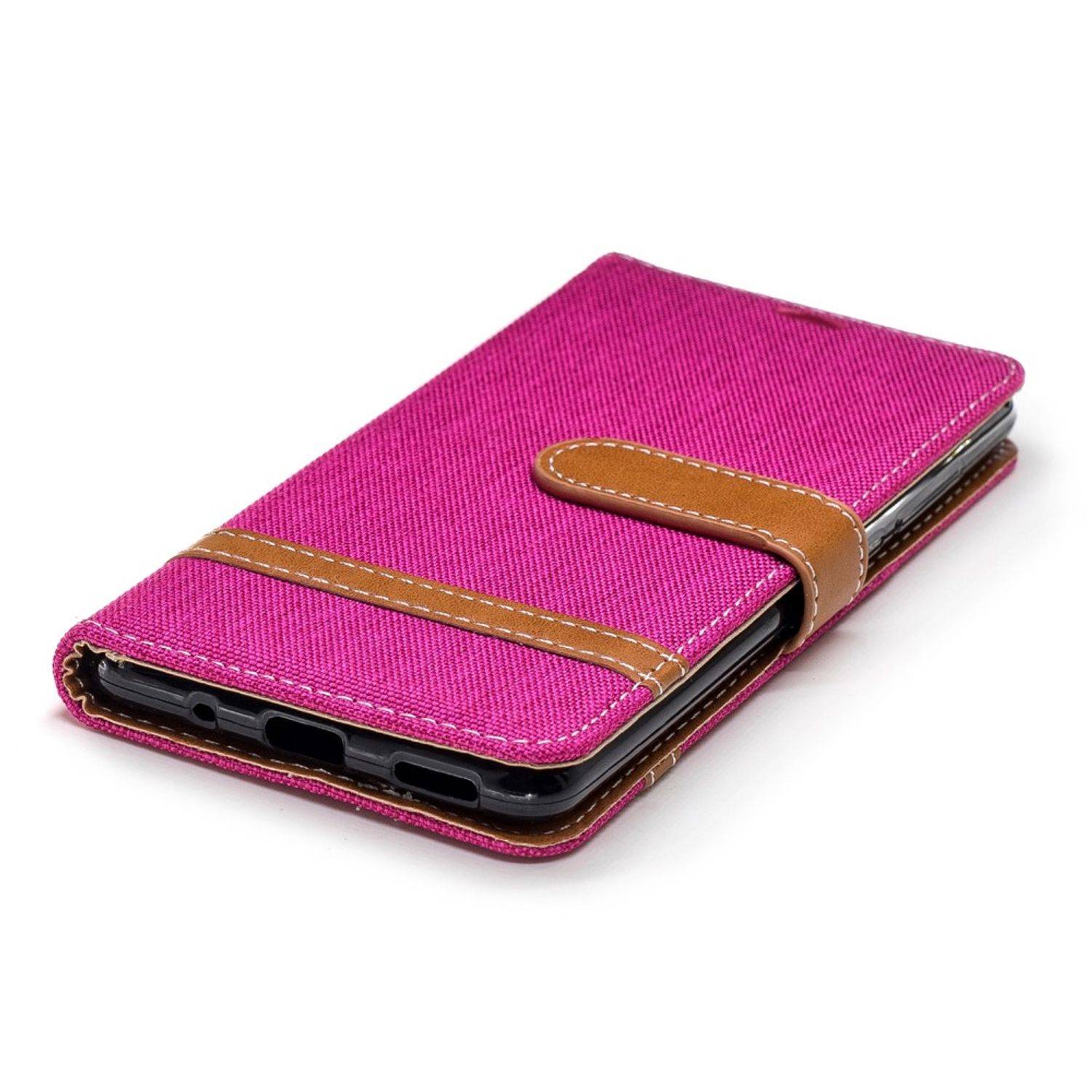 Nokia 5.1 Handyhülle Bookcover Rosa