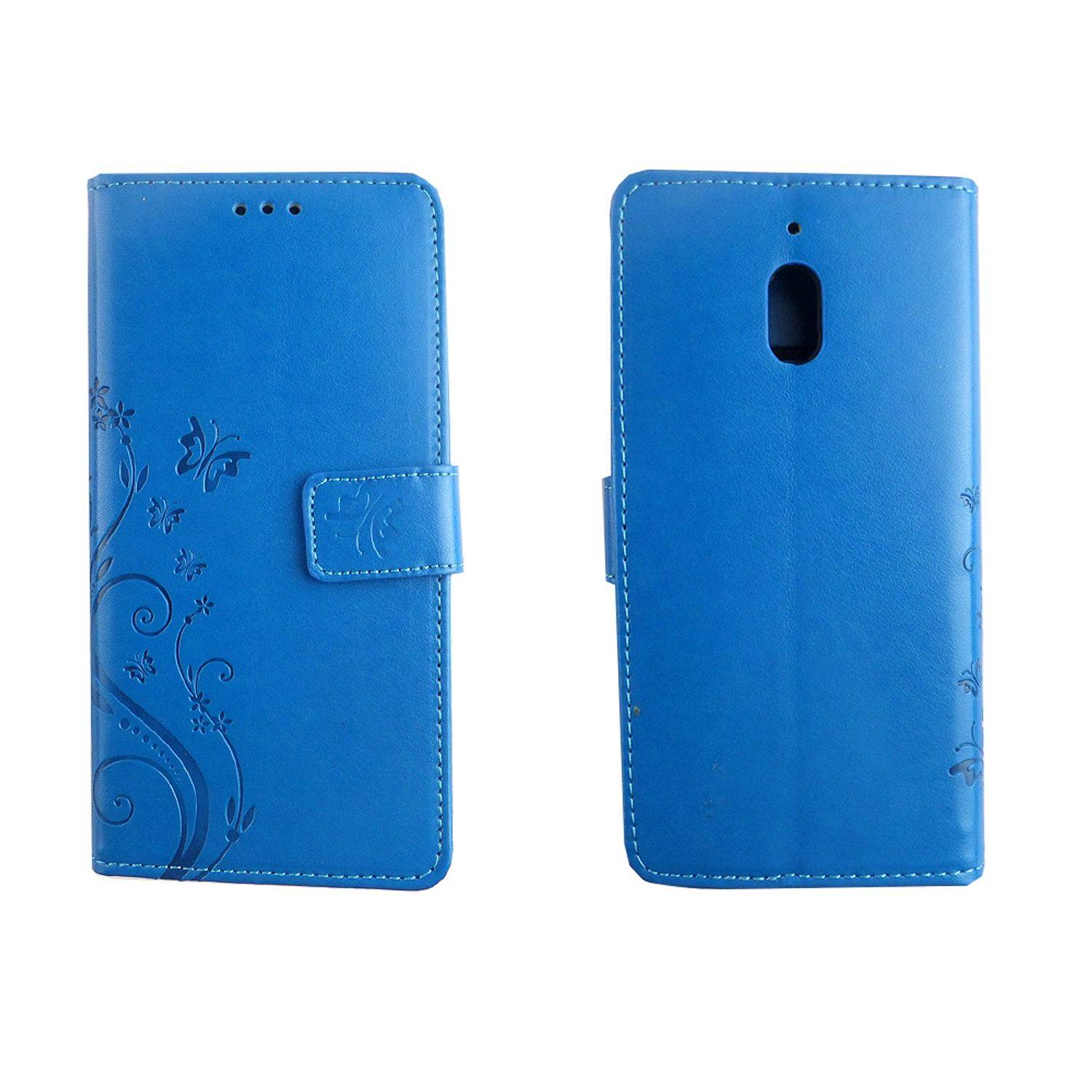 Nokia 2.1 Handyhülle Bookcover Blau