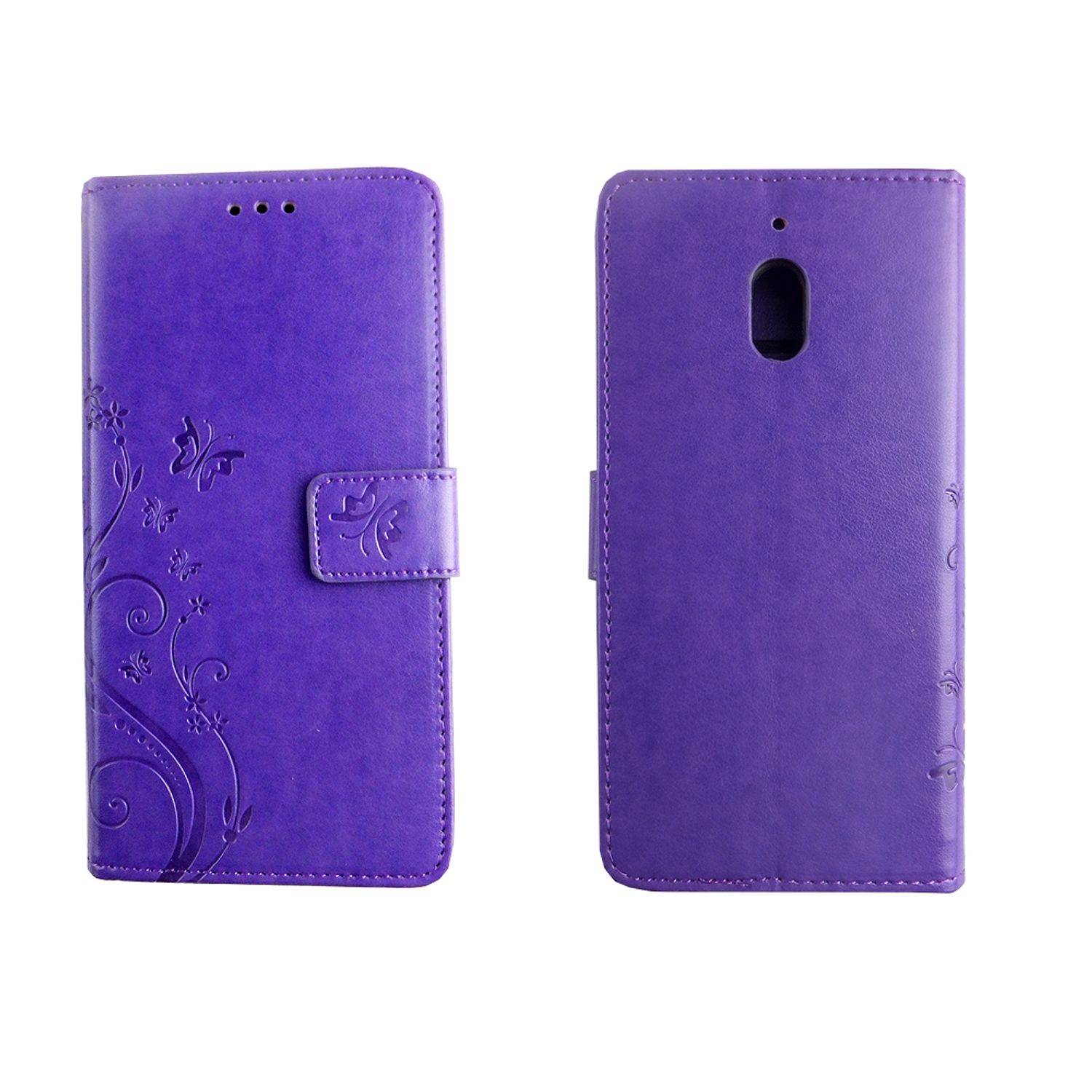 Nokia 2.1 Handyhülle Bookcover Violett