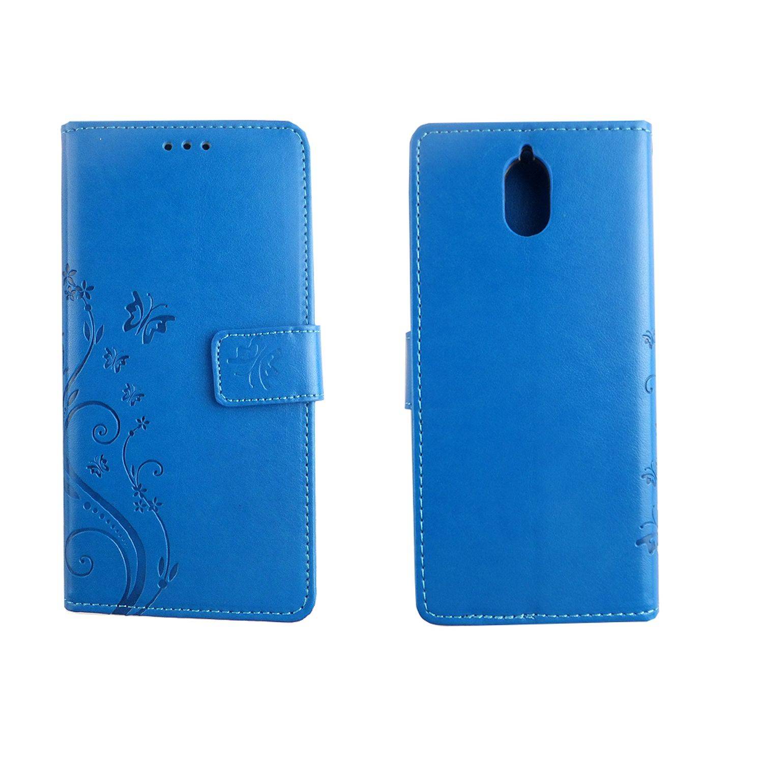 Nokia 3.1 Handyhülle Bookcover Blau