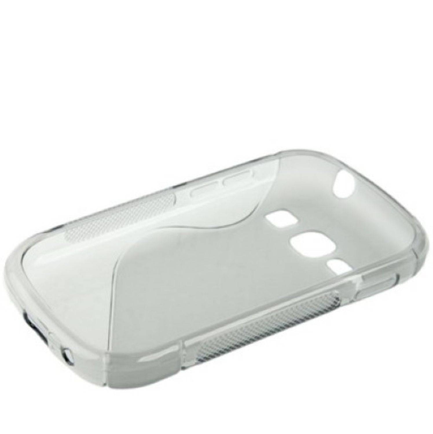 Samsung Galaxy Fame S6810 Handyhülle Backcover Grau