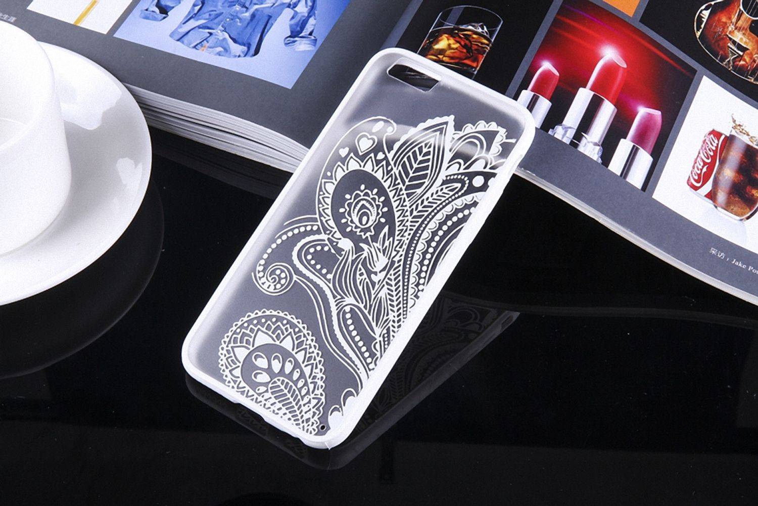 Samsung Galaxy S6 Handyhülle Backcover Rosa