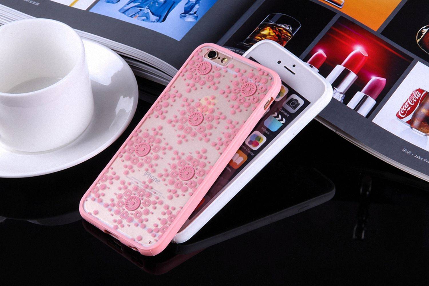 Samsung Galaxy S6 Handyhülle Backcover Rosa