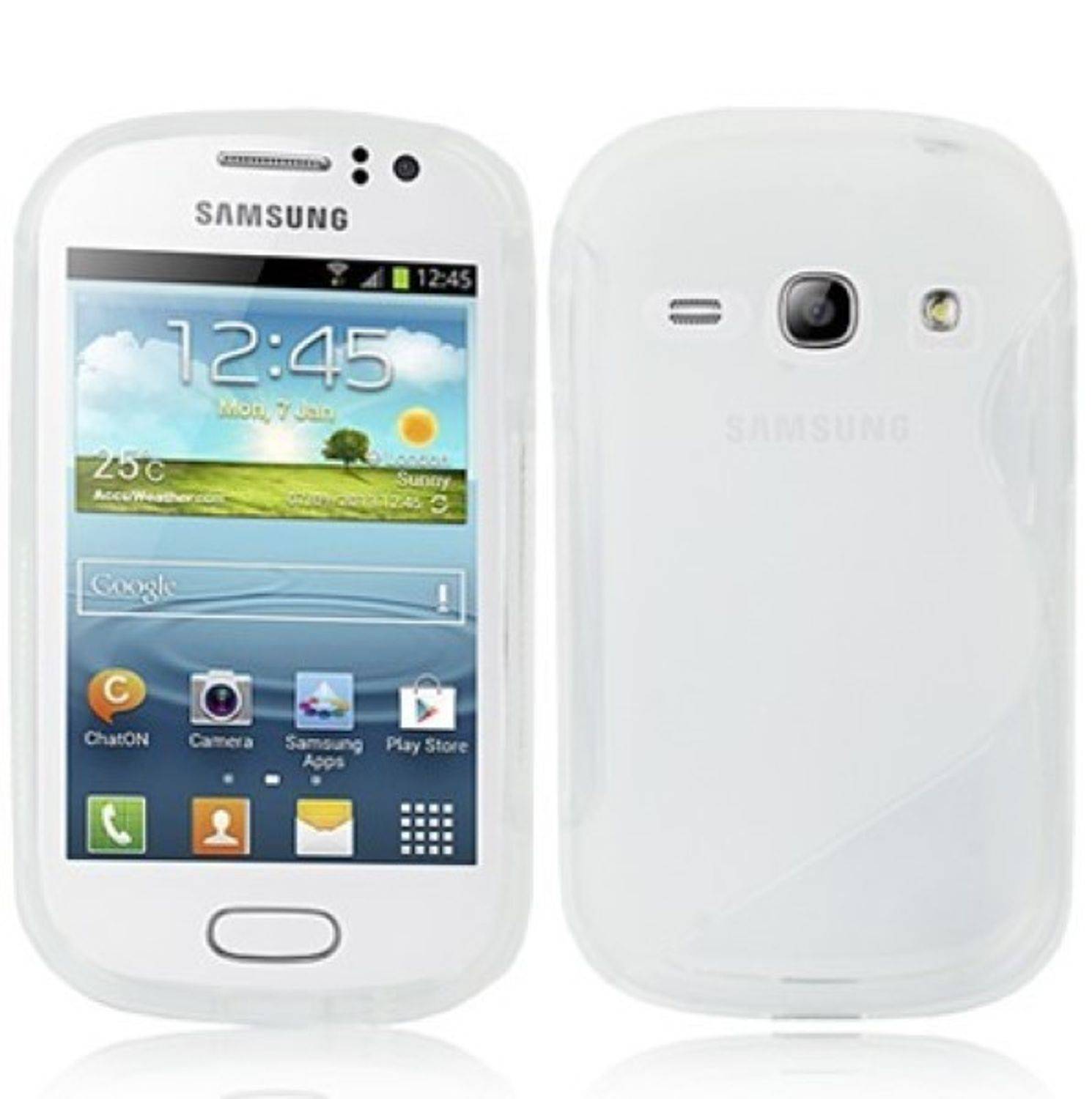 Samsung Galaxy Fame S6810 Handyhülle Backcover Transparent