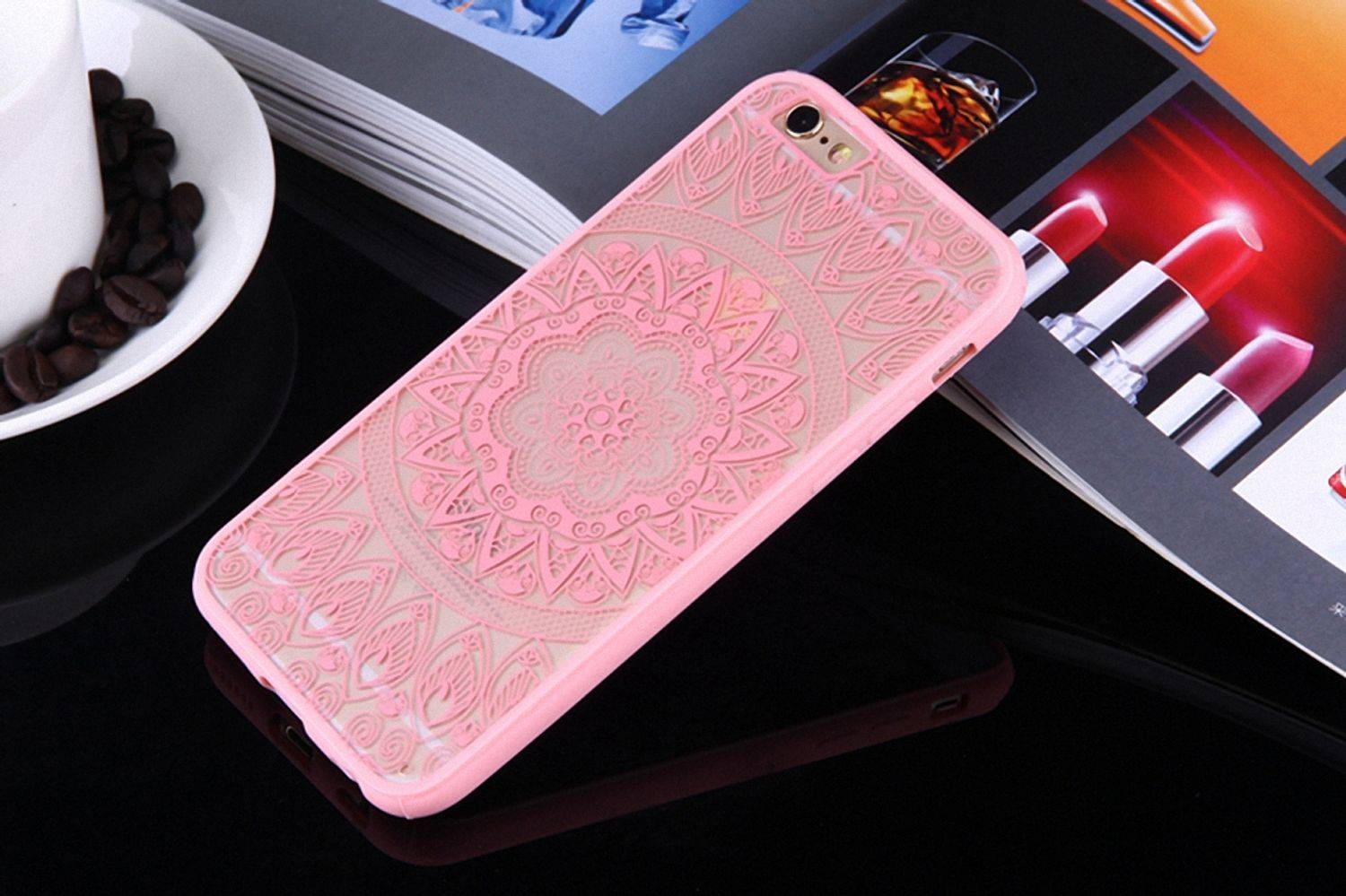 Samsung Galaxy S6 Handyhülle Backcover Rosa