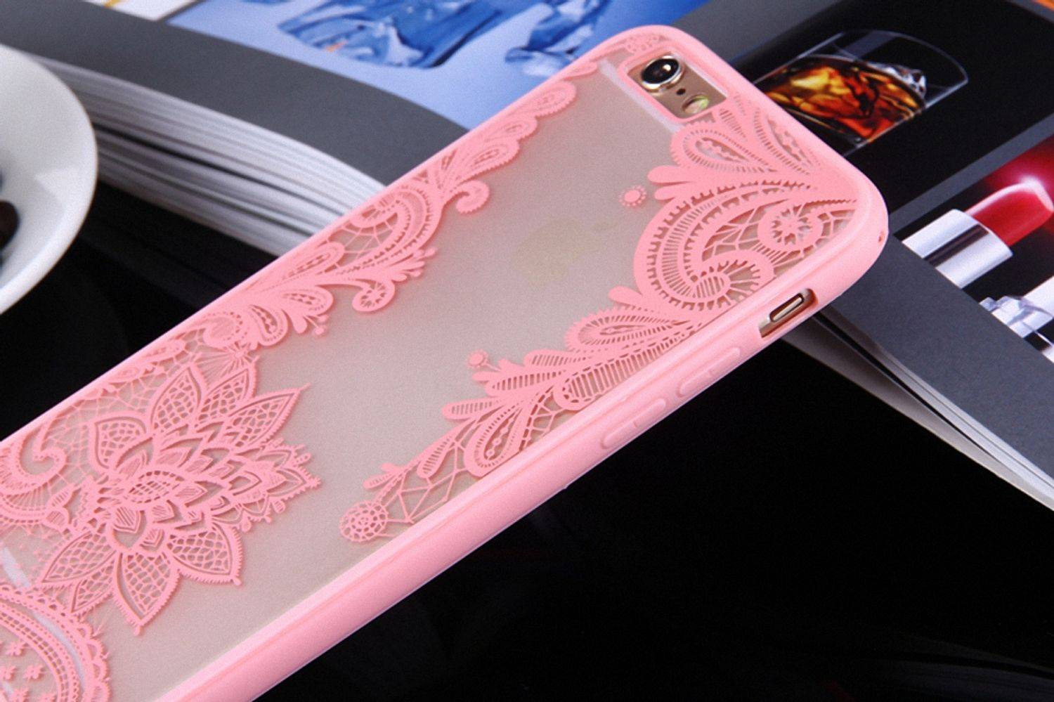 Samsung Galaxy S6 Handyhülle Backcover Rosa