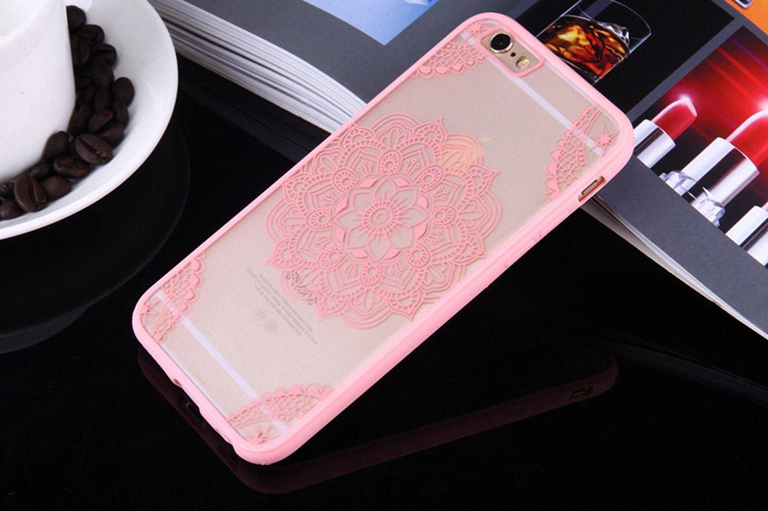Samsung Galaxy S6 Handyhülle Backcover Rosa