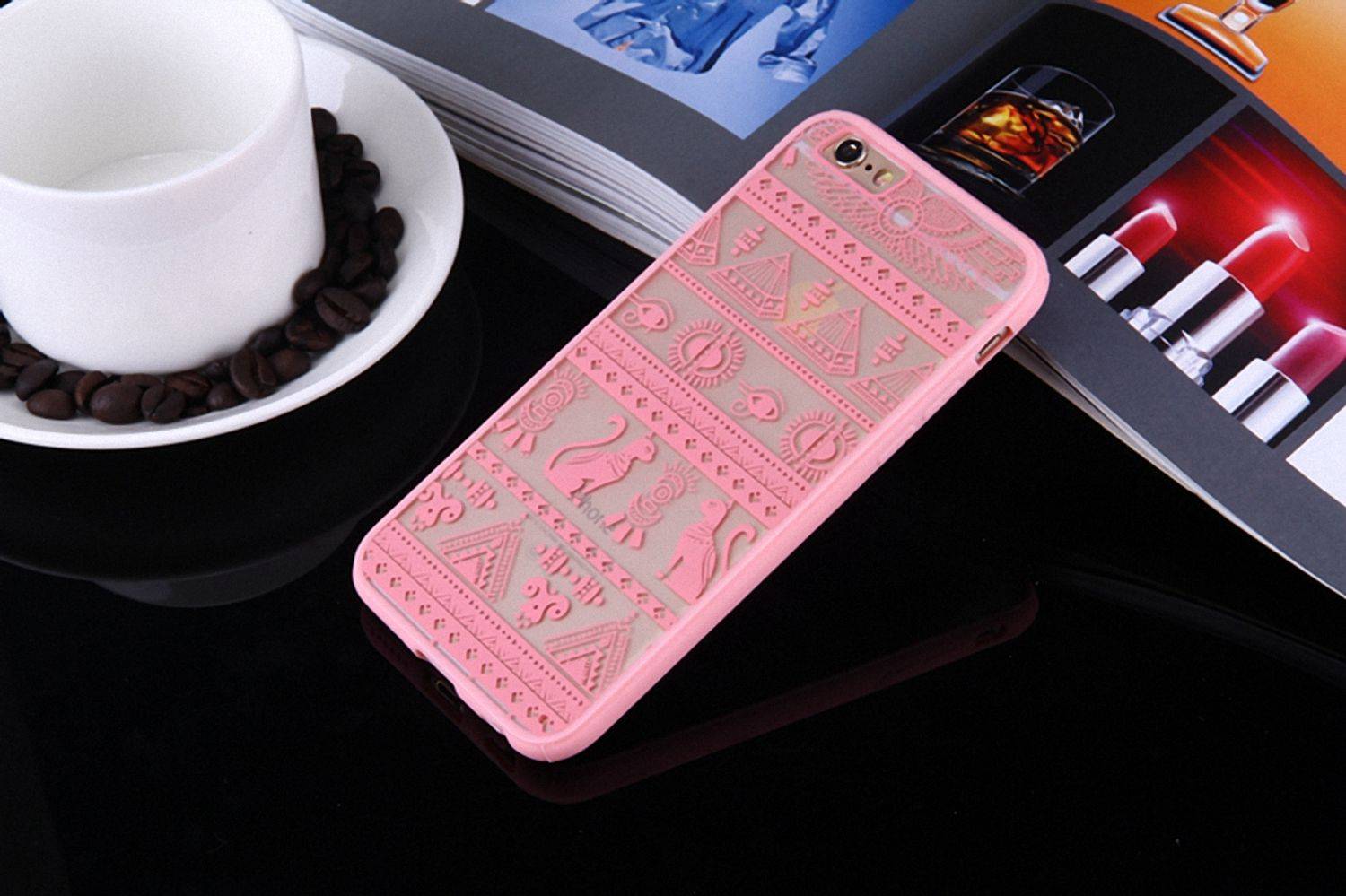 Samsung Galaxy S6 Handyhülle Backcover Rosa