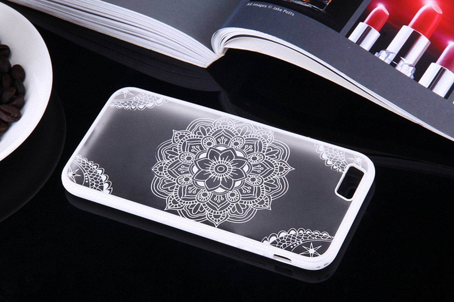 Samsung Galaxy S6 Edge Handyhülle Backcover Weiß