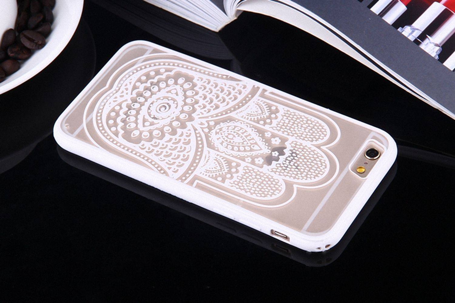Samsung Galaxy S6 Edge Handyhülle Backcover Weiß